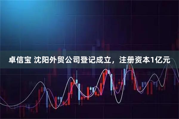 卓信宝 沈阳外贸公司登记成立，注册资本1亿元